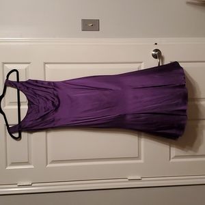 Size Small Pinup Couture Laura Byrnes Silk Purple Dress